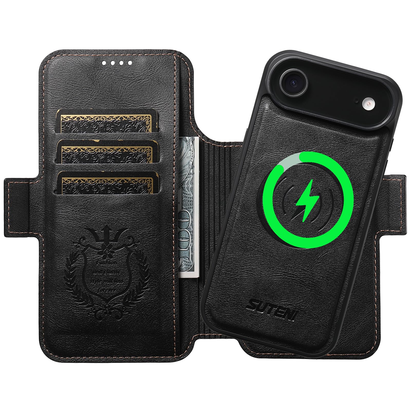 Amazon.co.jp: JCGOOD iPhone 17 Air ケース 手帳型 分離式 2in1